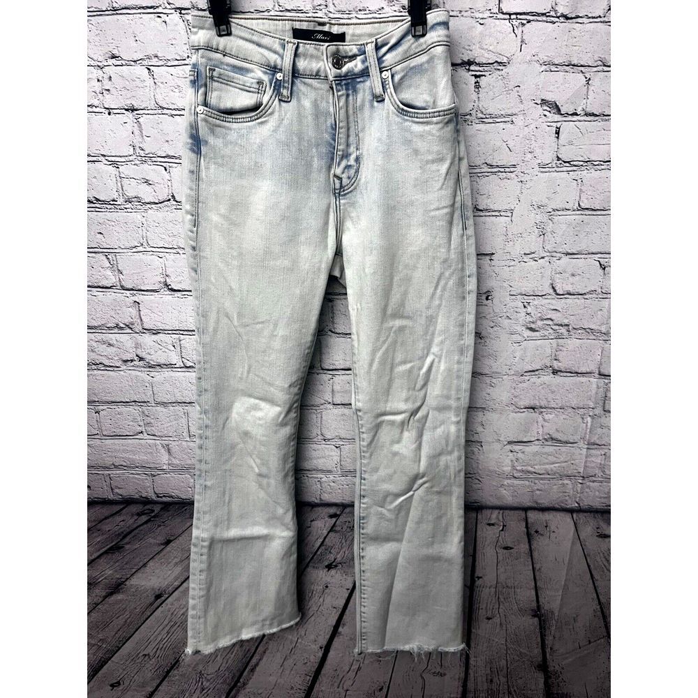 Mavi‎ Anika High Rise Crop Flare Jeans Womens Sz 24 Light Blue